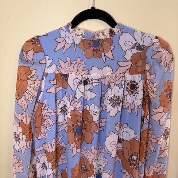 WILFRED ARITZIA Molly Midi Soft Iris/Poetic Pink Dress S - Picture 8 of 9